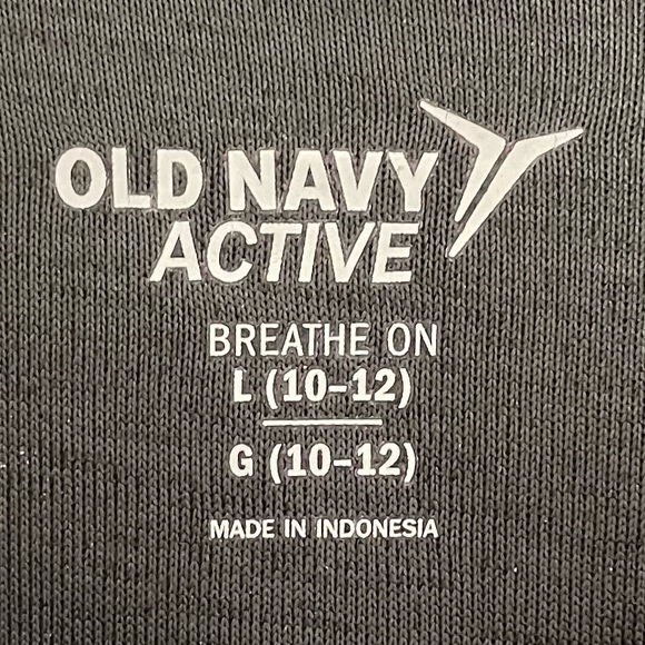 Old Navy Boys Active Breath-On Performance Long-Sleeve Polo Shirt - Dark Grey - Picture 5 of 5